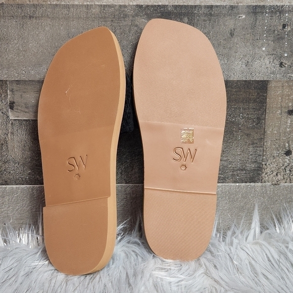 NWB Stuart Weitzman Cammy Shearling-Strap Slide Sandals - Picture 8 of 12